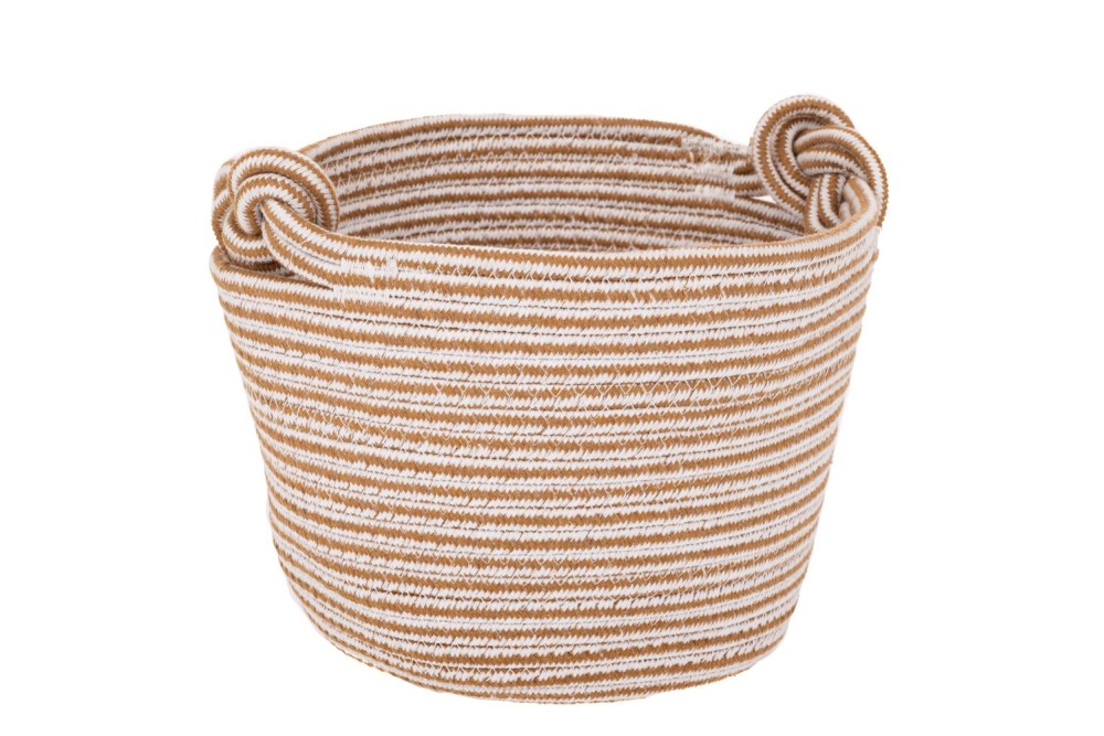 ΚΡΕΜ ΔΙΧΡΩΜΟ ΥΦΑΣΜΑΤΙΝΟ ΚΑΛΑΘΙ Φ18Χ18ΕΚ