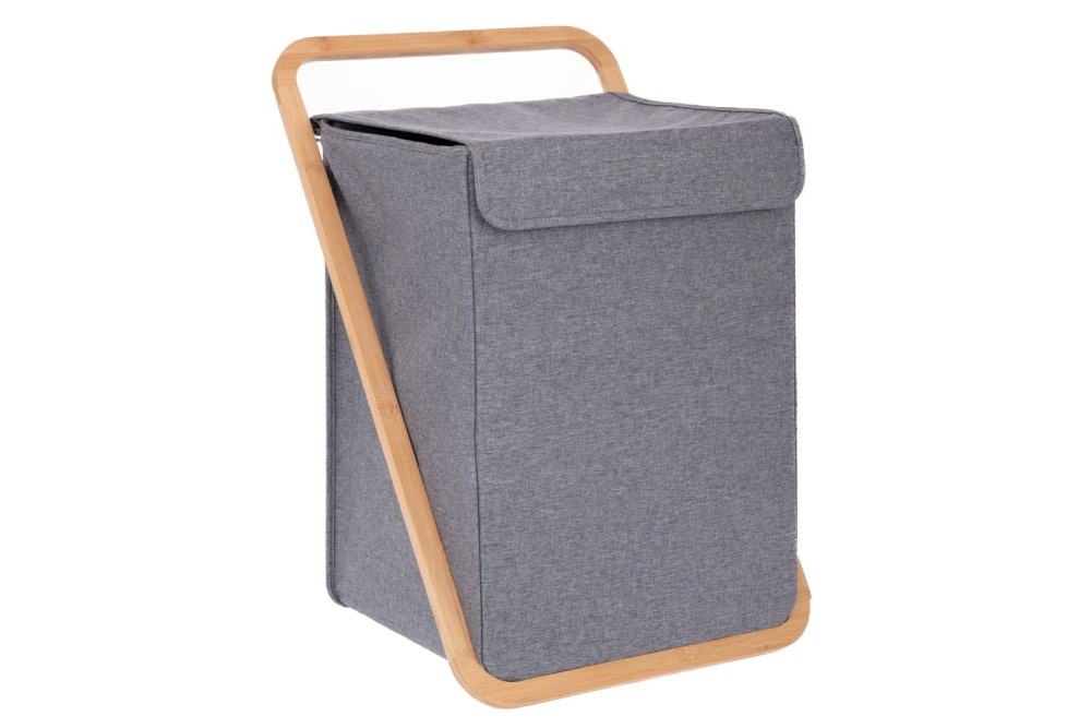 ΓΚΡΙ ΥΦΑΣΜΑΤΙΝΟ ΚΑΛΑΘΙ ΑΠΛΥΤΩΝ ΜΕ ΚΑΠΑΚΙ 40Χ40Χ60ΕΚ