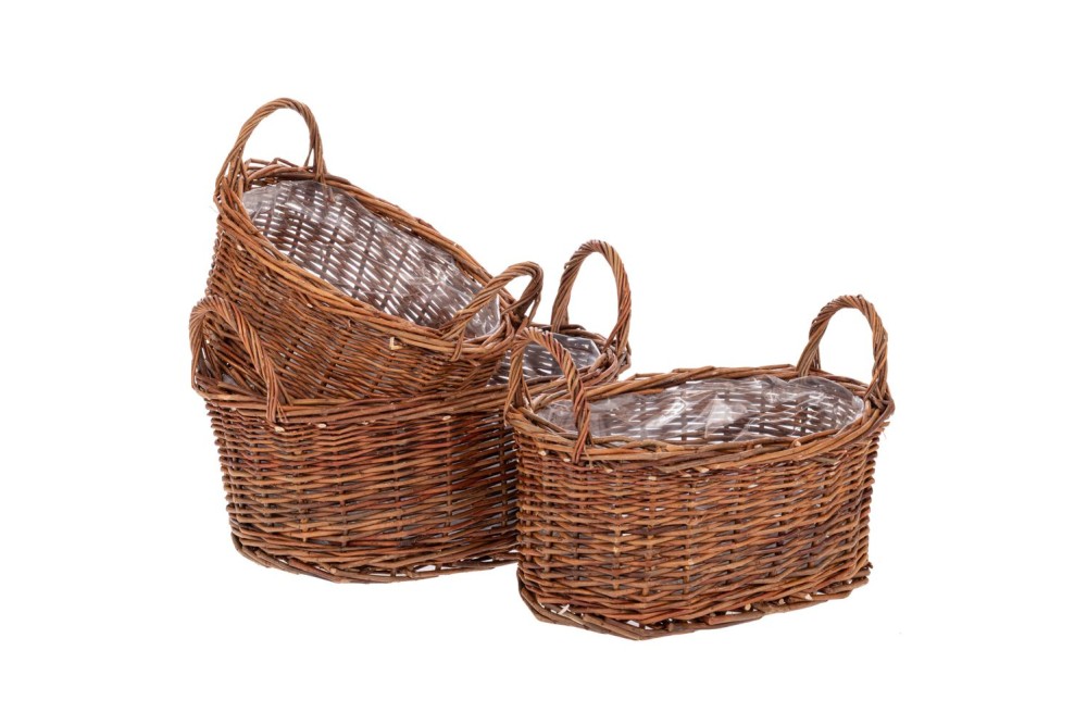 ΣΕΤ 3 ΨΑΘΙΝΑ ΦΥΣΙΚΑ ΚΑΣΠΩ 37Χ25Χ15 32X21X14 28Χ17Χ13ΕΚ ΜΕ ΝΑΥΛΟΝ