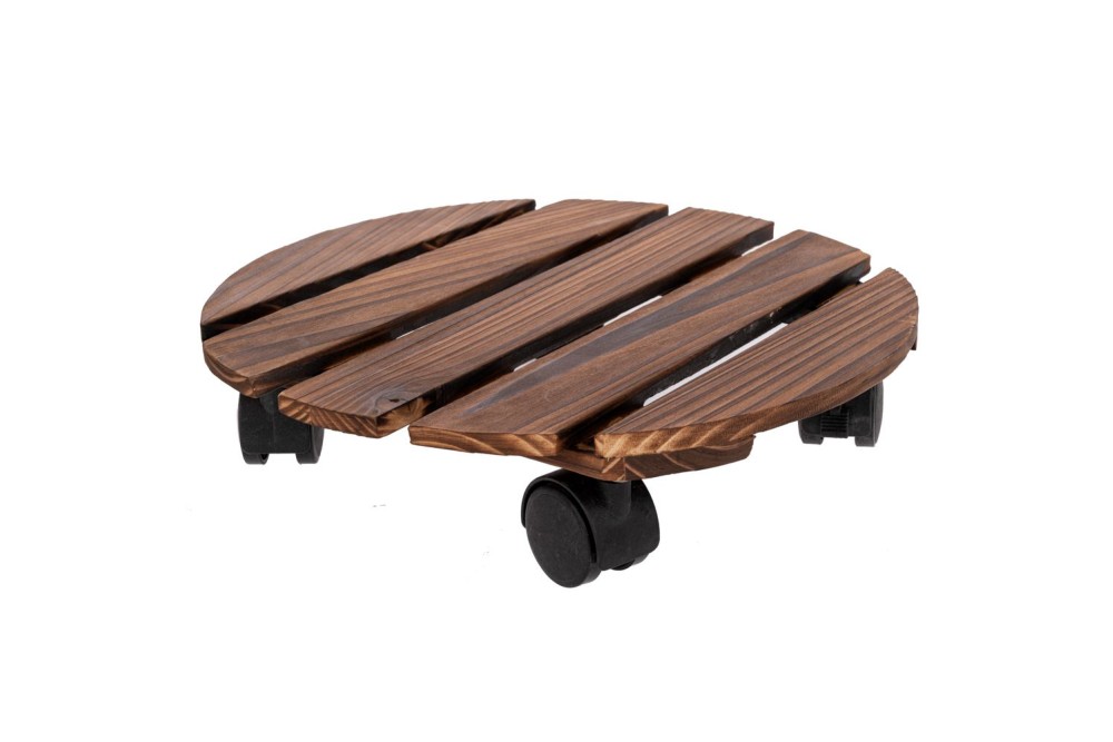 ΞΥΛΙΝΗ ΒΑΣΗ ΜΕ ΡΟΔΕΣ D30X7,5ΕΚ