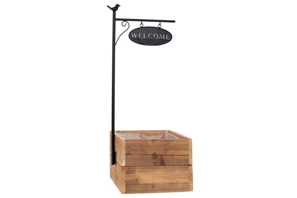 ΞΥΛΙΝΟ ΚΑΣΠΩ WELCOME 30X28X76CM