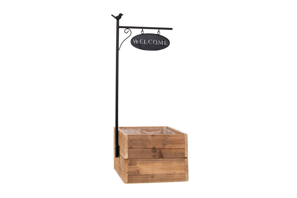 ΞΥΛΙΝΟ ΚΑΣΠΩ WELCOME 26X21X65CM