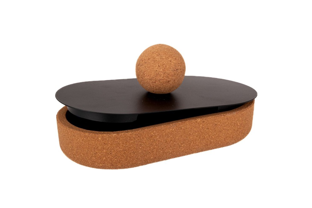 ΚΟΥΤΙ ΟΒΑΛ ΑΠΟ ΦΕΛΛΟ ΜΕ ΜΕΤΑΛΛΙΚΟ ΚΑΠΑΚΙ 18Χ10Χ17ΕΚ