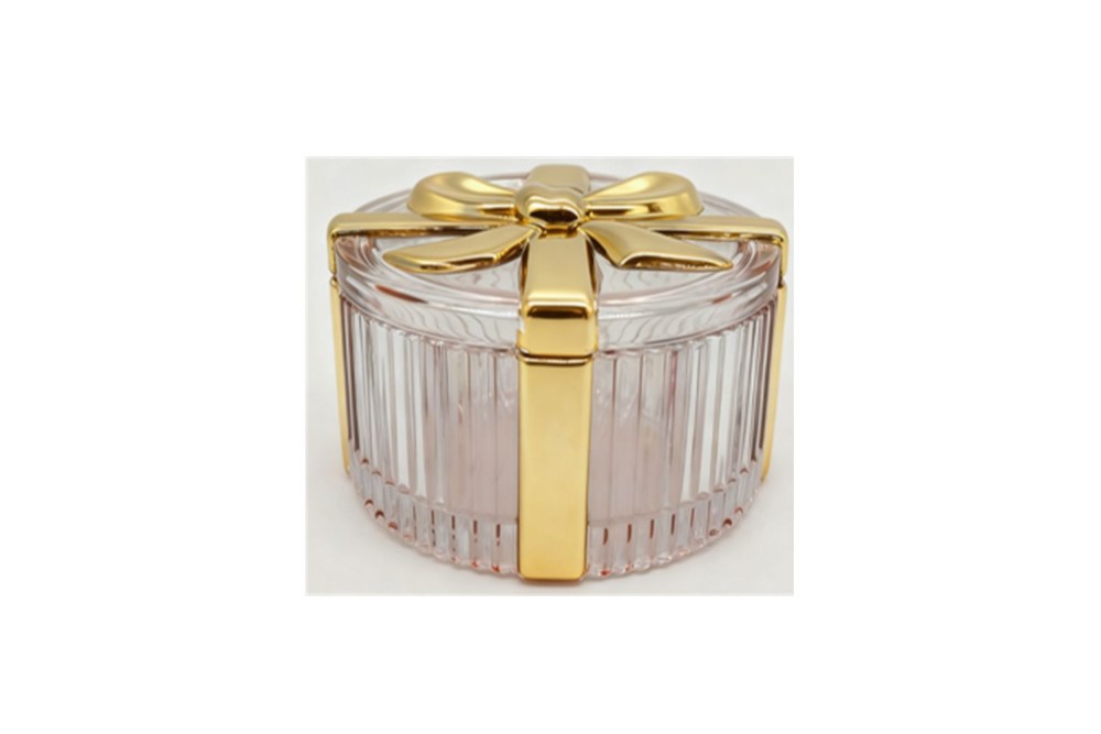 ΔΙΑΦΑΝΟ ΓΥΑΛΙΝΟ ΣΤΡΟΓΓΥΛΟ ΒΑΖΟ ΜΕ ΚΑΠΑΚΙ ΚΑΙ ΧΡΥΣΟ ΦΙΟΓΚΟ 8,2Χ8,2Χ6,5EK. ΔΙΑΦΑΝΟ ΓΥΑΛΙΝΟ ΣΤΡΟΓΓΥΛΟ ΒΑΖΟ ΜΕ ΚΑΠΑΚΙ ΚΑΙ ΧΡΥΣΟ ΦΙΟΓΚΟ 8,2Χ8,2Χ6,5EK.