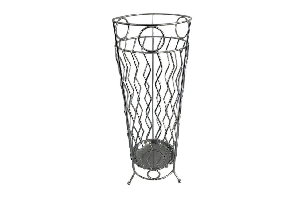 Ομπρελοθήκη Μεταλλική RW-2687 Inox 22x22x55cm