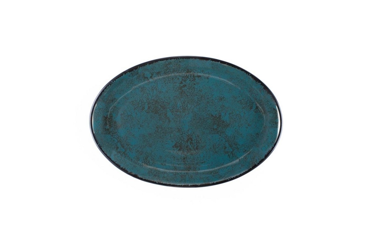ΡΑΒΙΕΡΑ ΟΒΑΛ 25cm MOON SHADE 18274-99/TEAL - ORIANA FERELLI®
