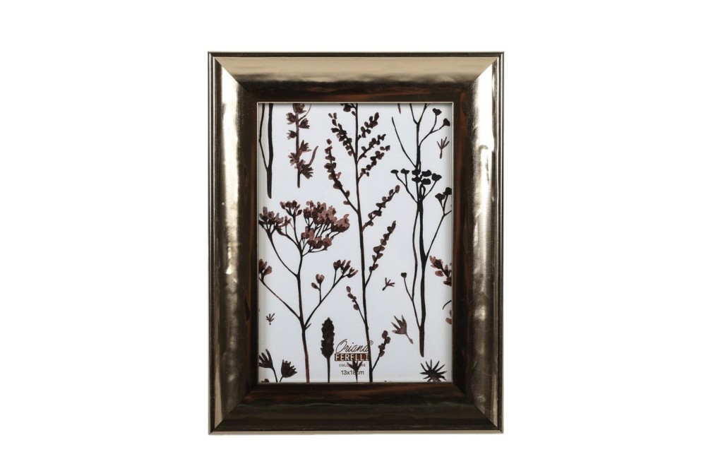 ΦΩΤΟΓΡΑΦΟΘΗΚΗ ΜΕΤΑΛΙΚΗ 15x20cm 79091-GOLD - Oriana Ferelli®