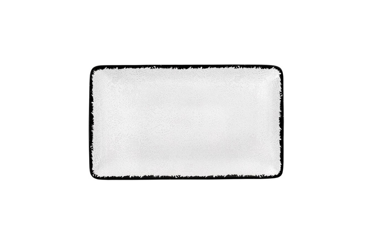 ΠΙΑΤΕΛΑ ΟΡΘΟΓΩΝΙΑ 27x16cm MOON SHADE 18274-63/White - ORIANA FERELLI®