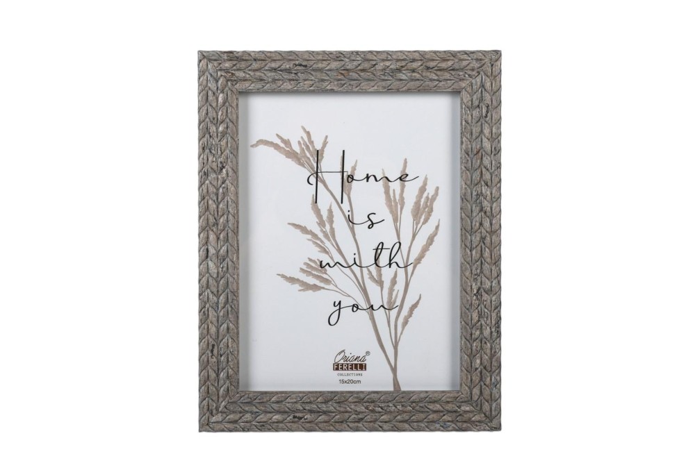 ΦΩΤΟΓΡΑΦΟΘΗΚΗ 13x18cm ΣΥΝΘΕΤΙΚΗ 78959-GREY - Oriana Ferelli®