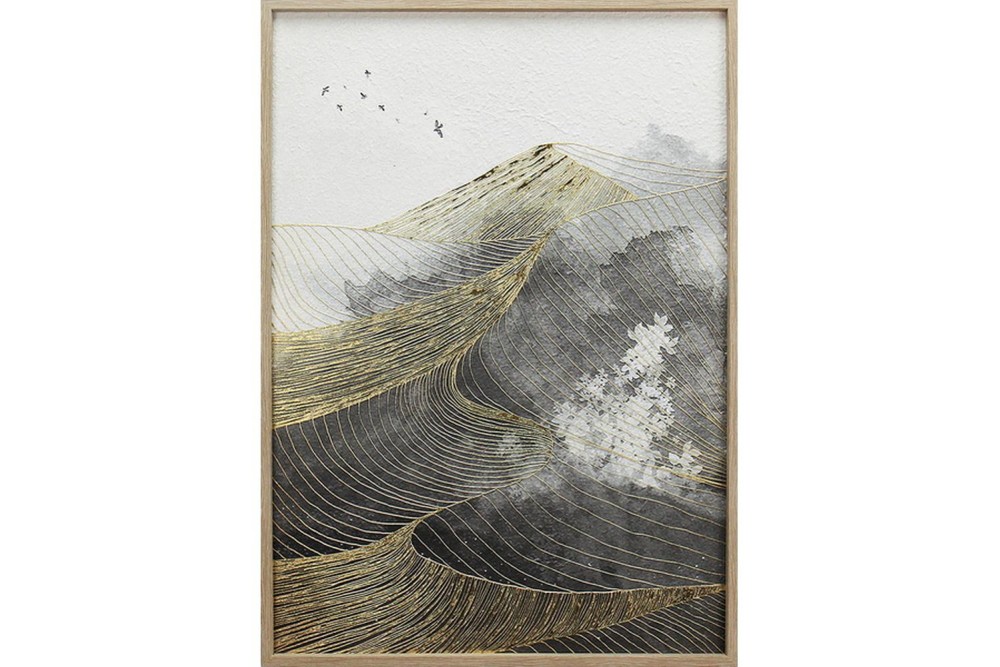 ΚΑΜΒΑΣ σε ΚΑΔΡΟ 50x70cm MOUNTAIN RANGE XCC237825 - ORIANA FERELLI®