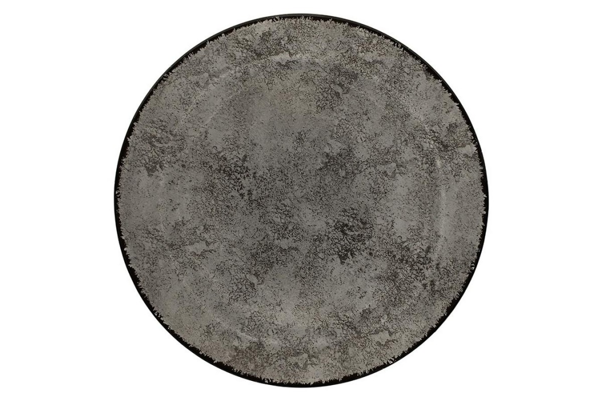 ΠΙΑΤΕΛΑ ΣΤΡΟΓΓΥΛΗ 31cm MOON SHADE 18274-36/Grey - ORIANA FERELLI®