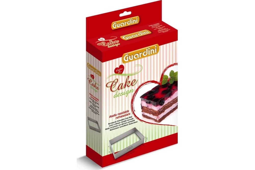 ΤΣΕΡΚΙ ΠΑΡΑΛΛΗΛΟΓΡΑΜΟ ΡΥΘΜΙΖΟΜΕΝΟ 18x33 / 27,5x52,5cm CAKE DES. GUARDINI