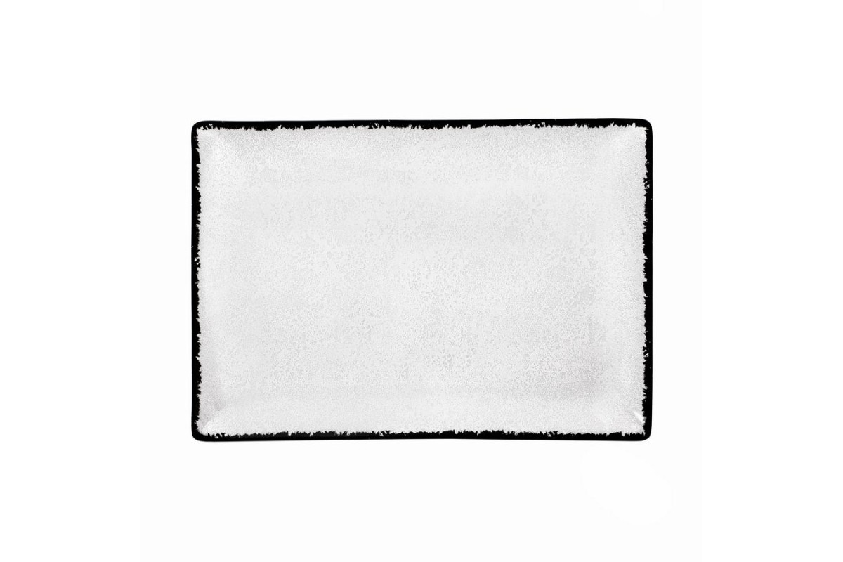 ΠΙΑΤΕΛΑ ΟΡΘΟΓΩΝΙΑ 31x21cm MOON SHADE 18274-63/White - ORIANA FERELLI®