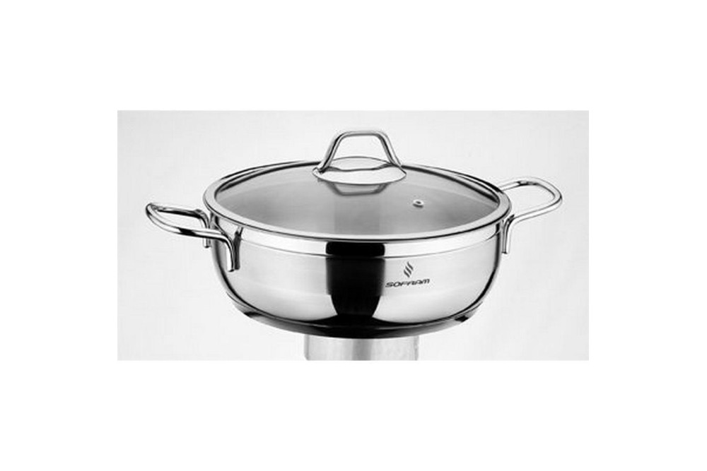 ΗΜΙΧΥΤΡΑ 30x10cm - 6lt SOFT 18/10 - YMS