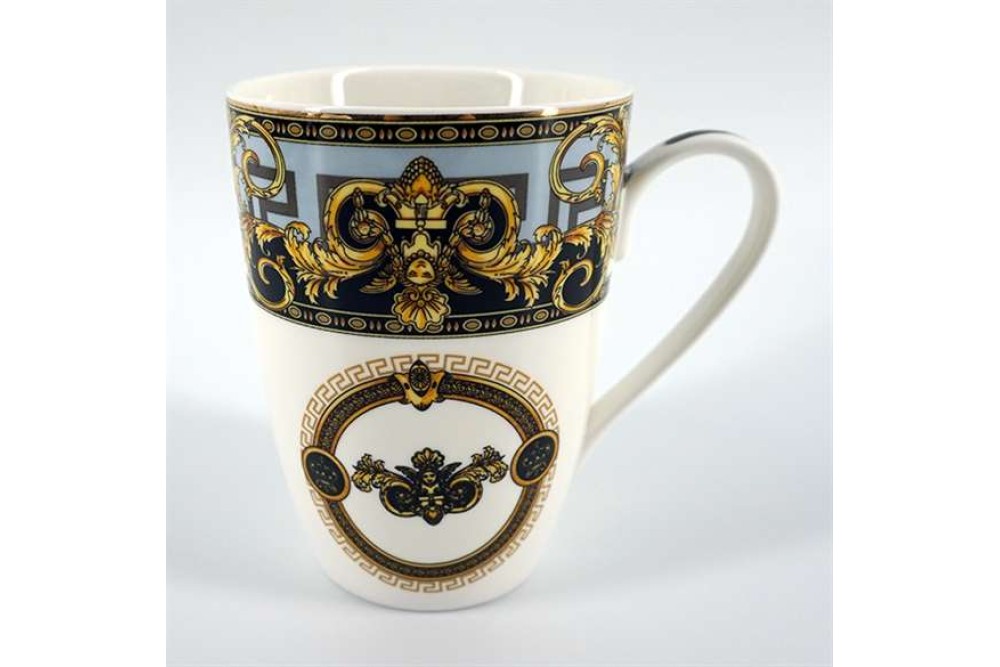Πορσελάνινη Κούπα Με Κλασικό Μπαρόκ Σχέδιο