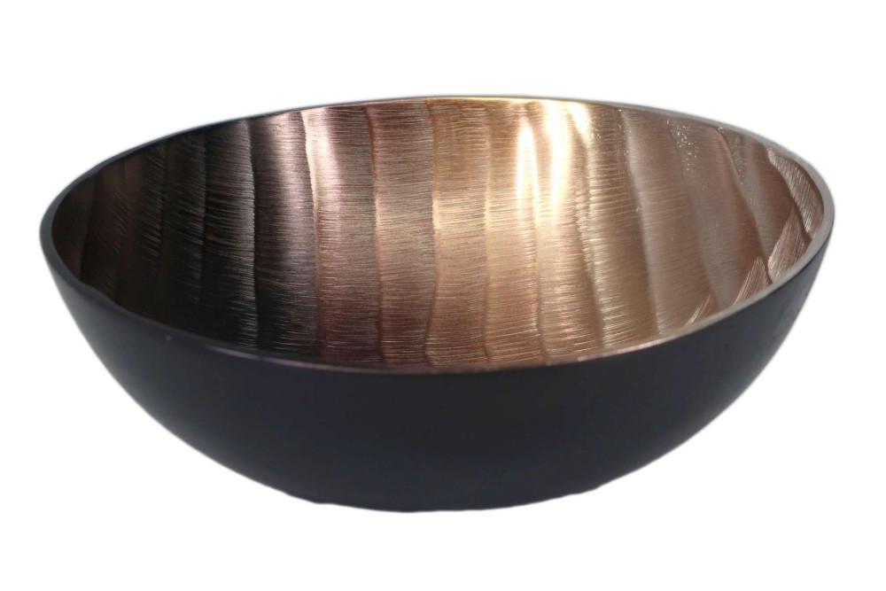 Μπωλ στρογγυλό μεταλλικό διακοσμητικό