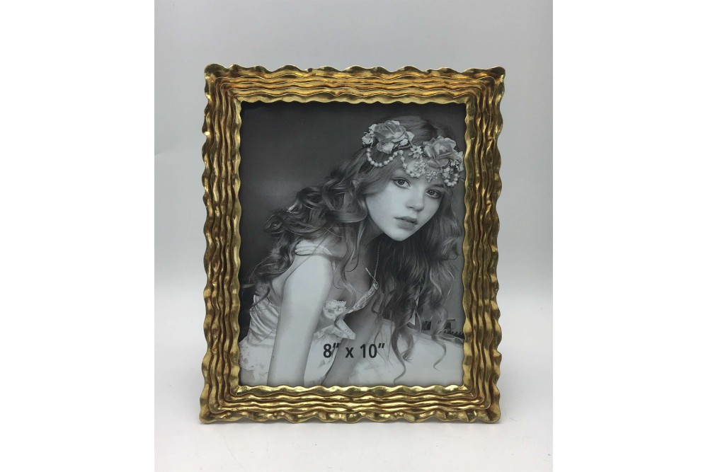 Κορνίζα Polyresin Χρυσή Ανάγλυφη 23220-81 20×25εκ.