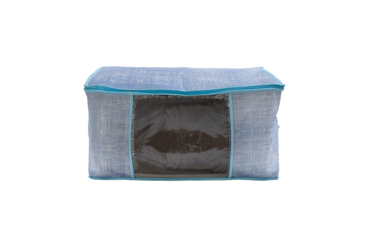 ESTIA ΘΗΚΗ ΑΠΟΘΗΚΕΥΣΗΣ CIEL NON WOVEN ΥΦΑΣΜΑΤΙΝΗ ΜΕ ΔΙΠΛΟ ΦΕΡΜΟΥΑΡ 60x45x30cm ESTIA ΘΗΚΗ ΑΠΟΘΗΚΕΥΣΗΣ CIEL NON WOVEN ΥΦΑΣΜΑΤΙΝΗ ΜΕ ΔΙΠΛΟ ΦΕΡΜΟΥΑΡ 60x45x30cm