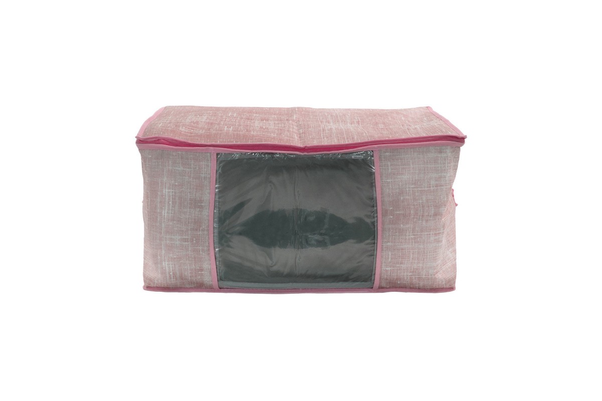 ESTIA ΘΗΚΗ ΑΠΟΘΗΚΕΥΣΗΣ CORAL NON WOVEN ΥΦΑΣΜΑΤΙΝΗ ΜΕ ΔΙΠΛΟ ΦΕΡΜΟΥΑΡ 60x45x30cm ESTIA ΘΗΚΗ ΑΠΟΘΗΚΕΥΣΗΣ CORAL NON WOVEN ΥΦΑΣΜΑΤΙΝΗ ΜΕ ΔΙΠΛΟ ΦΕΡΜΟΥΑΡ 60x45x30cm
