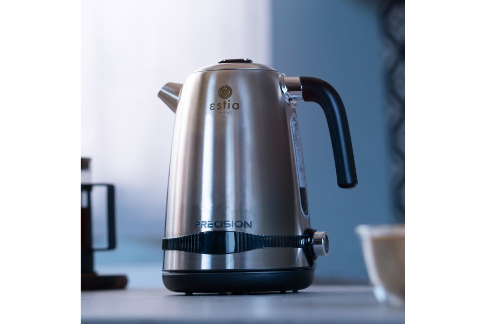 ESTIA ΒΡΑΣΤΗΡΑΣ PRECISION ΑΝΟΞΕΙΔΩΤΟΣ 2200w ΜΕ ΘΕΡΜΟΣΤΑΤΗ ΡΥΘΜΙΣΗΣ ΘΕΡΜΟΚΡΑΣΙΑΣ 1.7lt