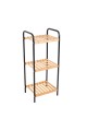 ESTIA ΡΑΦΙΕΡΑ ΕΠΙΔΑΠΕΔΙΑ BAMBOO ESSENTIALS ΜΕ ΜΕΤΑΛΛΙΚΗ ΒΑΣΗ 30x26x75cm 3 ΕΠΙΠΕΔΩΝ