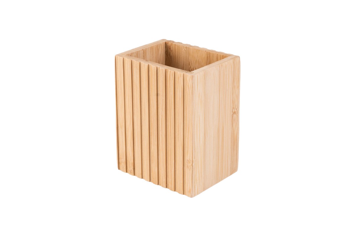 ESTIA ΘΗΚΗ ΟΔΟΝΤΟΒΟΥΡΤΣΑΣ BAMBOO ESSENTIALS ΤΕΤΡΑΓΩΝΗ 8.3x6.5x10.3cm