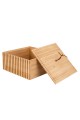 ESTIA ΚΟΥΤΙ ΑΠΟΘΗΚΕΥΣΗΣ ΚΑΙ ΟΡΓΑΝΩΣΗΣ BAMBOO ESSENTIALS 15x15x7cm