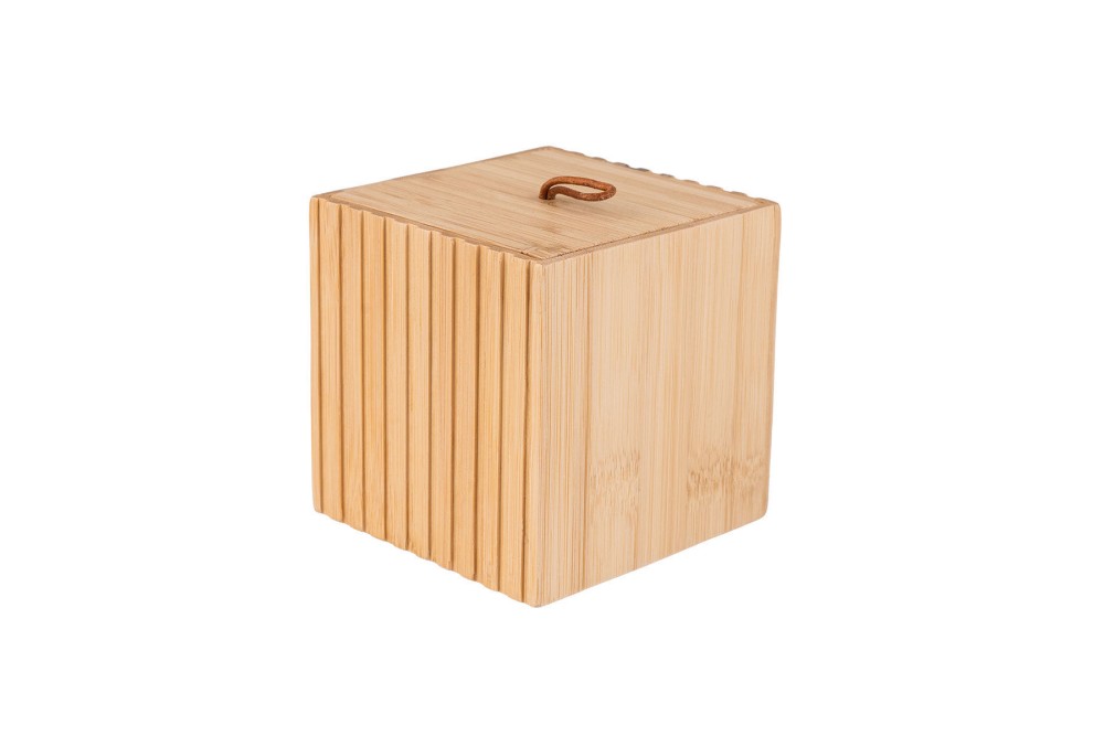 ESTIA ΚΟΥΤΙ ΑΠΟΘΗΚΕΥΣΗΣ ΚΑΙ ΟΡΓΑΝΩΣΗΣ BAMBOO ESSENTIALS 9x9x8cm