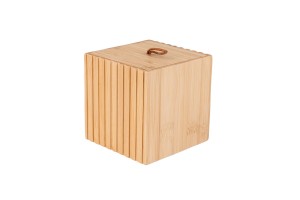 ESTIA ΚΟΥΤΙ ΑΠΟΘΗΚΕΥΣΗΣ ΚΑΙ ΟΡΓΑΝΩΣΗΣ BAMBOO ESSENTIALS 9x9x8cm