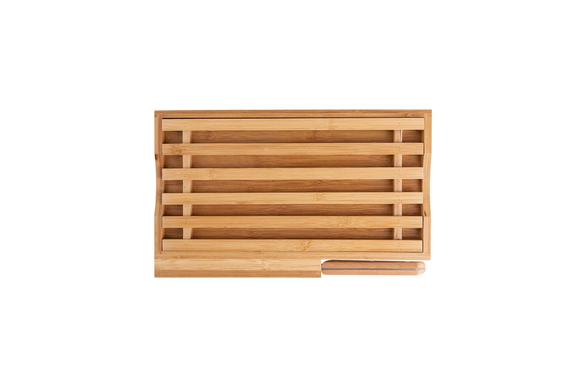 ESTIA ΕΠΙΦΑΝΕΙΑ ΚΟΠΗΣ BAMBOO ESSENTIALS ΜΕ ΜΑΧΑΙΡΙ ΨΩΜΙΟΥ 35.5x22x3.5cm