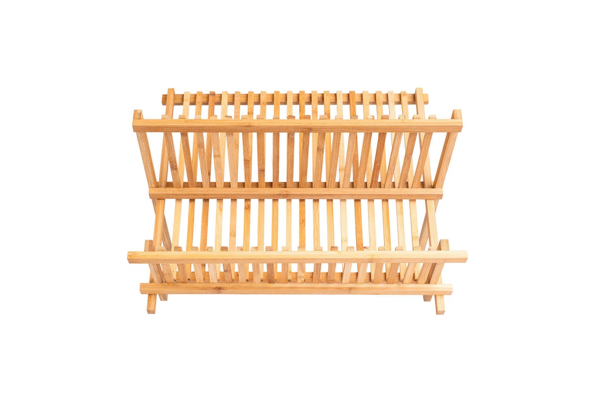 ESTIA ΠΙΑΤΟΘΗΚΗ BAMBOO ESSENTIALS ΑΝΑΔΙΠΛΟΥΜΕΝΗ 2 ΕΠΙΠΕΔΩΝ 42x27.5x38cm