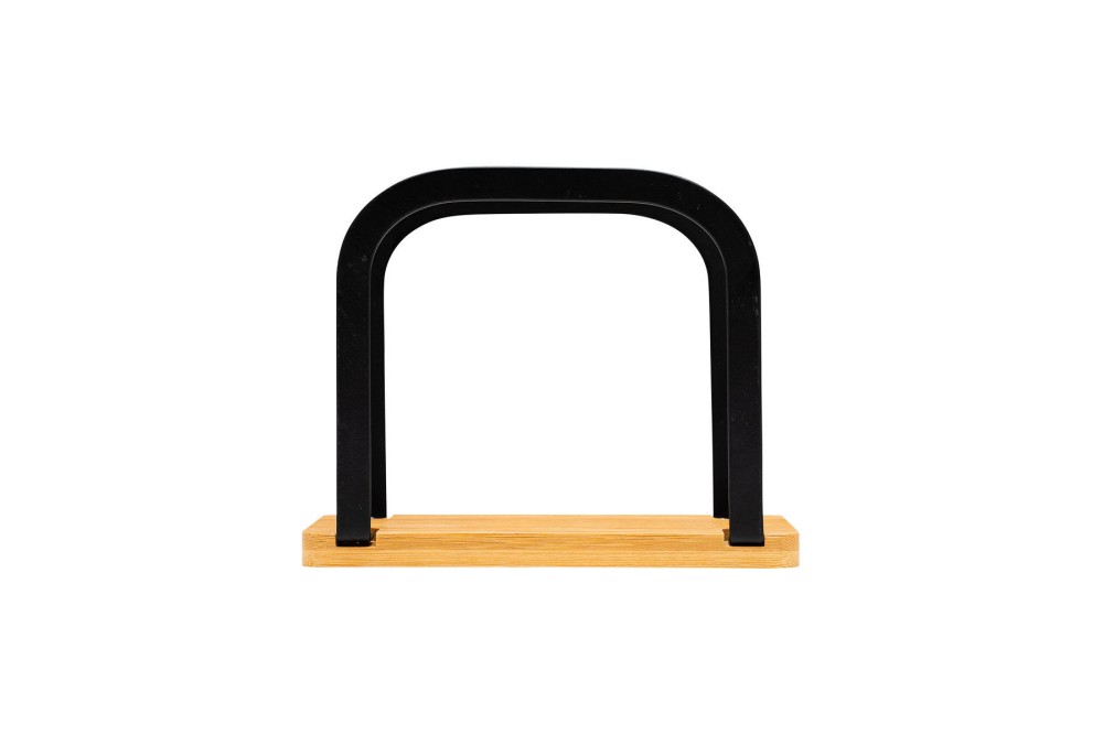 ESTIA ΧΑΡΤΟΠΕΤΣΕΤΟΘΗΚΗ BAMBOO ESSENTIALS ΟΡΘΙΑ ΜΕΤΑΛΛΙΚΗ ΜΑΥΡΗ