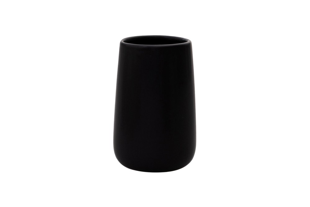 ESTIA ΠΟΤΗΡΑΚΙ ΜΠΑΝΙΟΥ BAMBOO ESSENTIALS ΠΟΡΣΕΛΑΝΗΣ ΜΑΥΡΟ