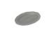 ESTIA ΠΙΑΤΕΛΑ ΟΒΑΛ ATHÉNÉE ΠΟΡΣΕΛΑΝΙΝΗ ΑΝΑΓΛΥΦΗ 25cm  GREY