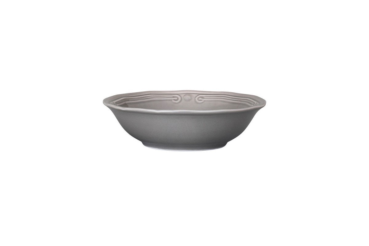 ESTIA ΜΠΟΛ ATHÉNÉE ΠΟΡΣΕΛΑΝΙΝΟ ΑΝΑΓΛΥΦΟ 16.5cm GREY ESTIA ΜΠΟΛ ATHÉNÉE ΠΟΡΣΕΛΑΝΙΝΟ ΑΝΑΓΛΥΦΟ 16.5cm GREY