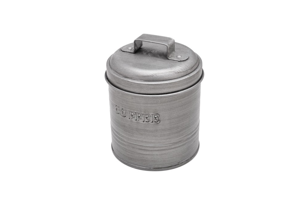 ESTIA ΔΟΧΕΙΟ ΚΑΦΕ ΜΕΤΑΛΛΙΚΟ 11x11x14cm ΜΕ ΑΕΡΟΣΤΕΓΕΣ ΚΑΠΑΚΙ