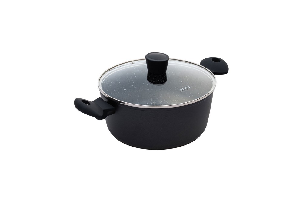 ESTIA ΚΑΤΣΑΡΟΛΑ MAGMA ΑΝΤΙΚΟΛΛΗΤΙΚΗ ΠΡΕΣΣΑΡΙΣΤΟΥ ΑΛΟΥΜΙΝΙΟΥ 24cm 4.3lt