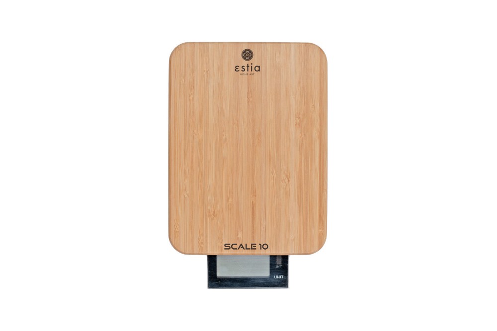 ESTIA ΖΥΓΑΡΙΑ ΚΟΥΖΙΝΑΣ SCALE 10 ΨΗΦΙΑΚΗ ΜΕΓΙΣΤΟY ΒΑΡΟΥΣ 10kg BAMBOO