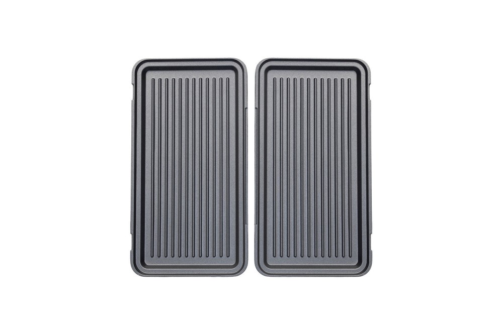 ESTIA ΤΟΣΤΙΕΡΑ BLACK & INOX 2 ΘΕΣΕΩΝ 850w ΜΕ ΑΠΟΣΠΩΜΕΝΕΣ ΑΝΤΙΚΟΛΛΗΤΙΚΕΣ ΠΛΑΚΕΣ