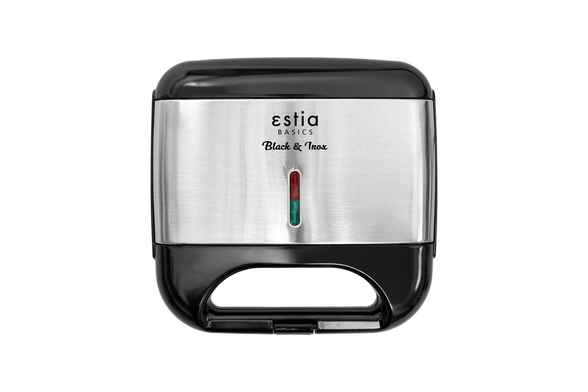 ESTIA ΤΟΣΤΙΕΡΑ BLACK & INOX 2 ΘΕΣΕΩΝ 800w