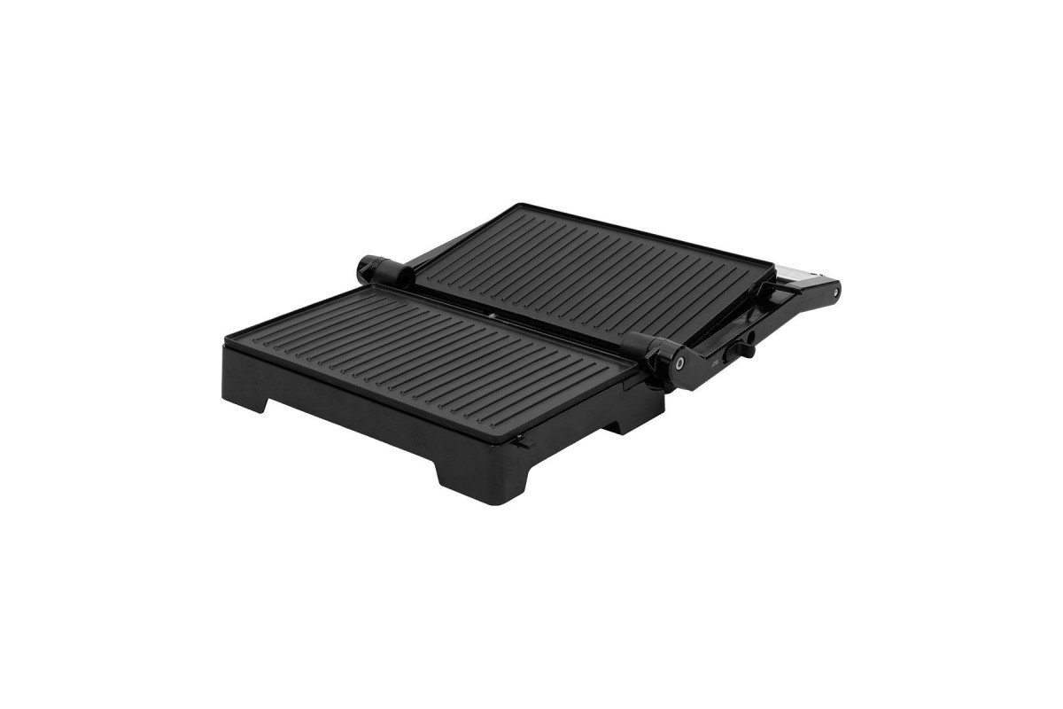 ESTIA ΣΑΝΤΟΥΙΤΣΙΕΡΑ ΓΚΡΙΛΙΕΡΑ BLACK PLUS 2 ΘΕΣΕΩΝ 1000w ΜΕ ΛΕΙΤΟΥΡΓΙΑ ΑΝΟΙΓΜΑΤΟΣ 180º ΜΑΥΡΗ