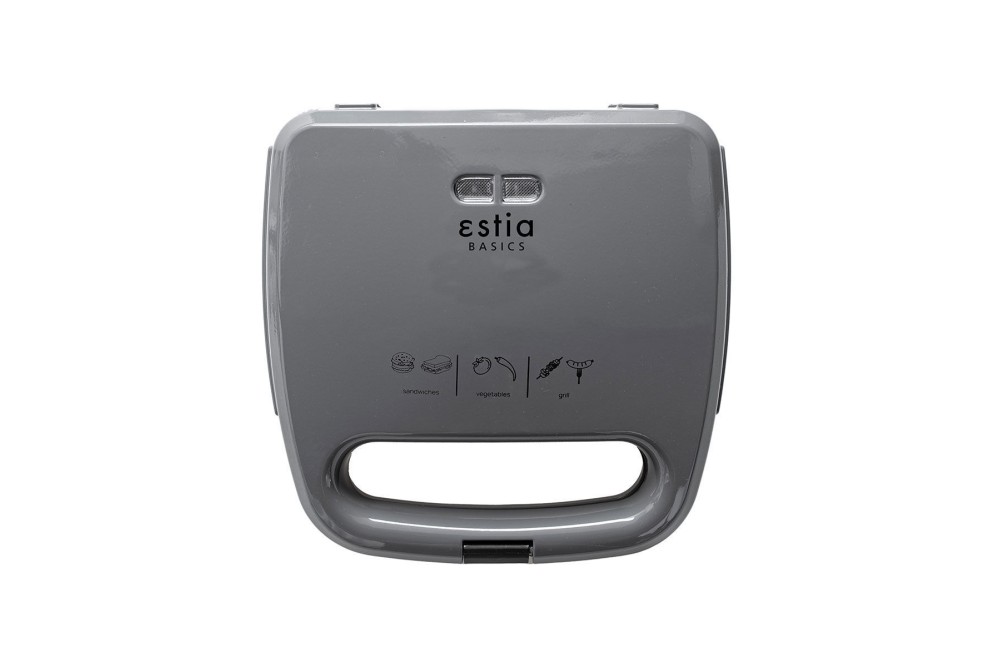 ESTIA ΤΟΣΤΙΕΡΑ AROMA GREY 2 ΘΕΣΕΩΝ 750w ΓΚΡΙ