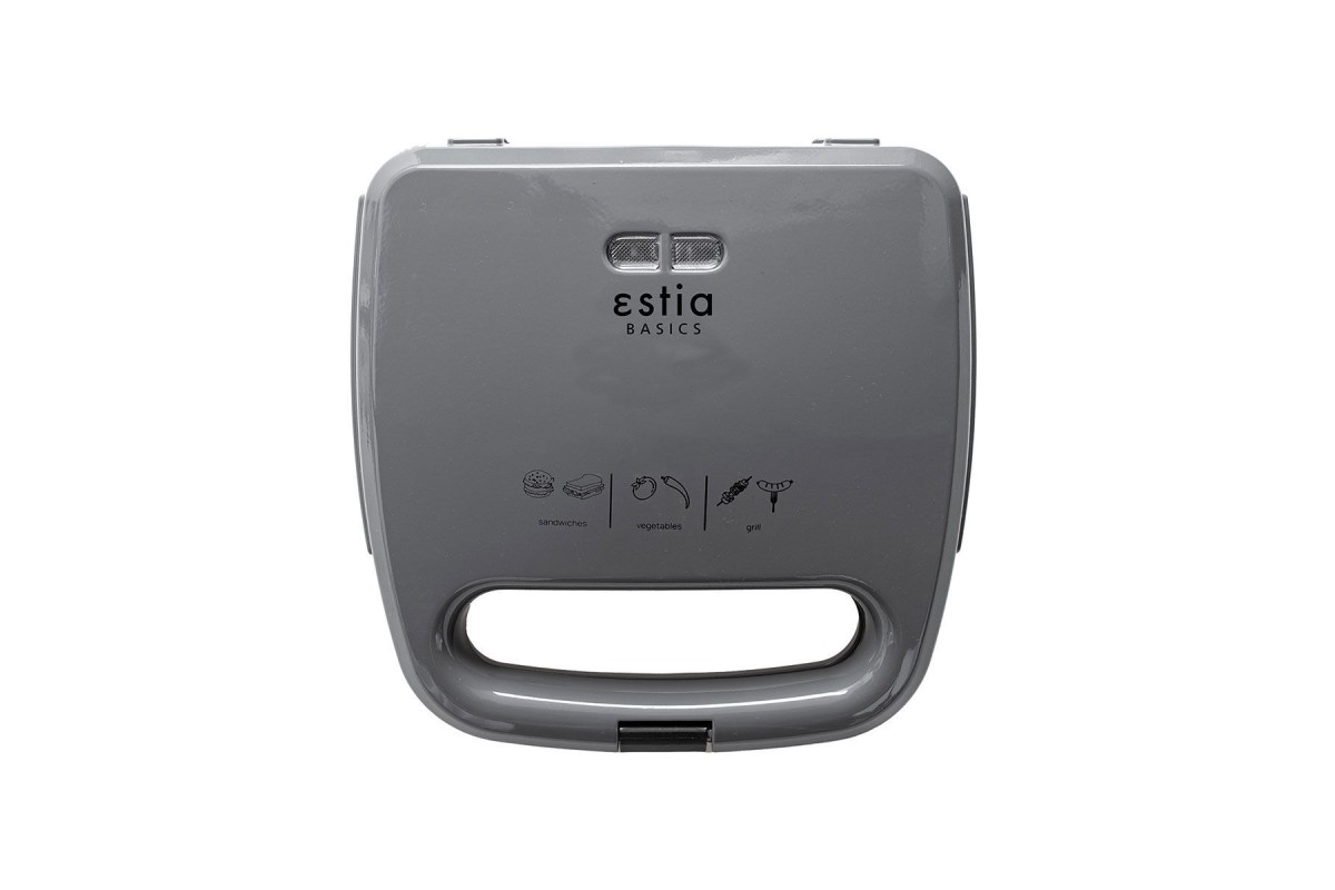 ESTIA ΤΟΣΤΙΕΡΑ AROMA GREY 2 ΘΕΣΕΩΝ 750w ΓΚΡΙ