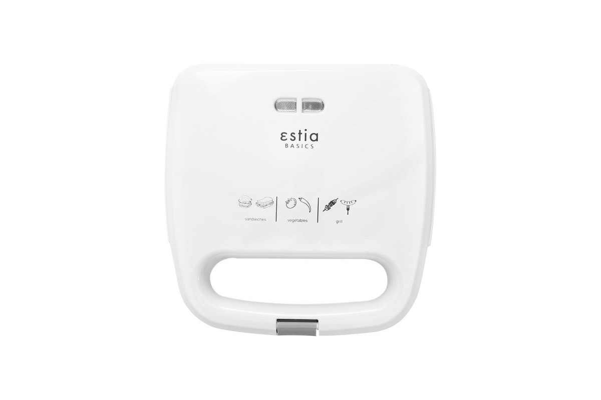 ESTIA ΤΟΣΤΙΕΡΑ GUSTO WHITE 2 ΘΕΣΕΩΝ 750w ΛΕΥΚΗ