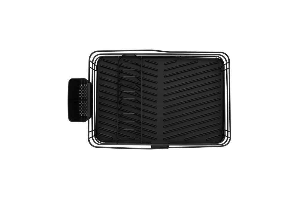 ESTIA ΠΙΑΤΟΘΗΚΗ ΜΟΝΗ ΜΕΤΑΛΛΙΚΗ 43x31cm ΜΑΥΡΗ