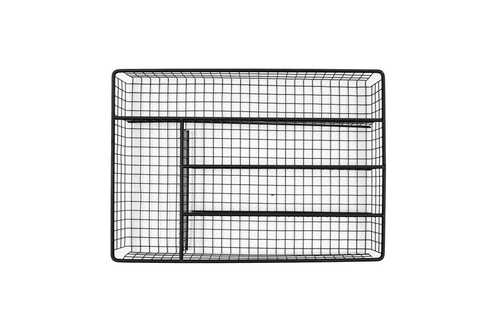 ESTIA ΘΗΚΗ ΣΥΡΤΑΡΙΟΥ METAL BLACK  ΜΕΤΑΛΛΙΚΗ 36x26cm ΜΑΥΡΗ