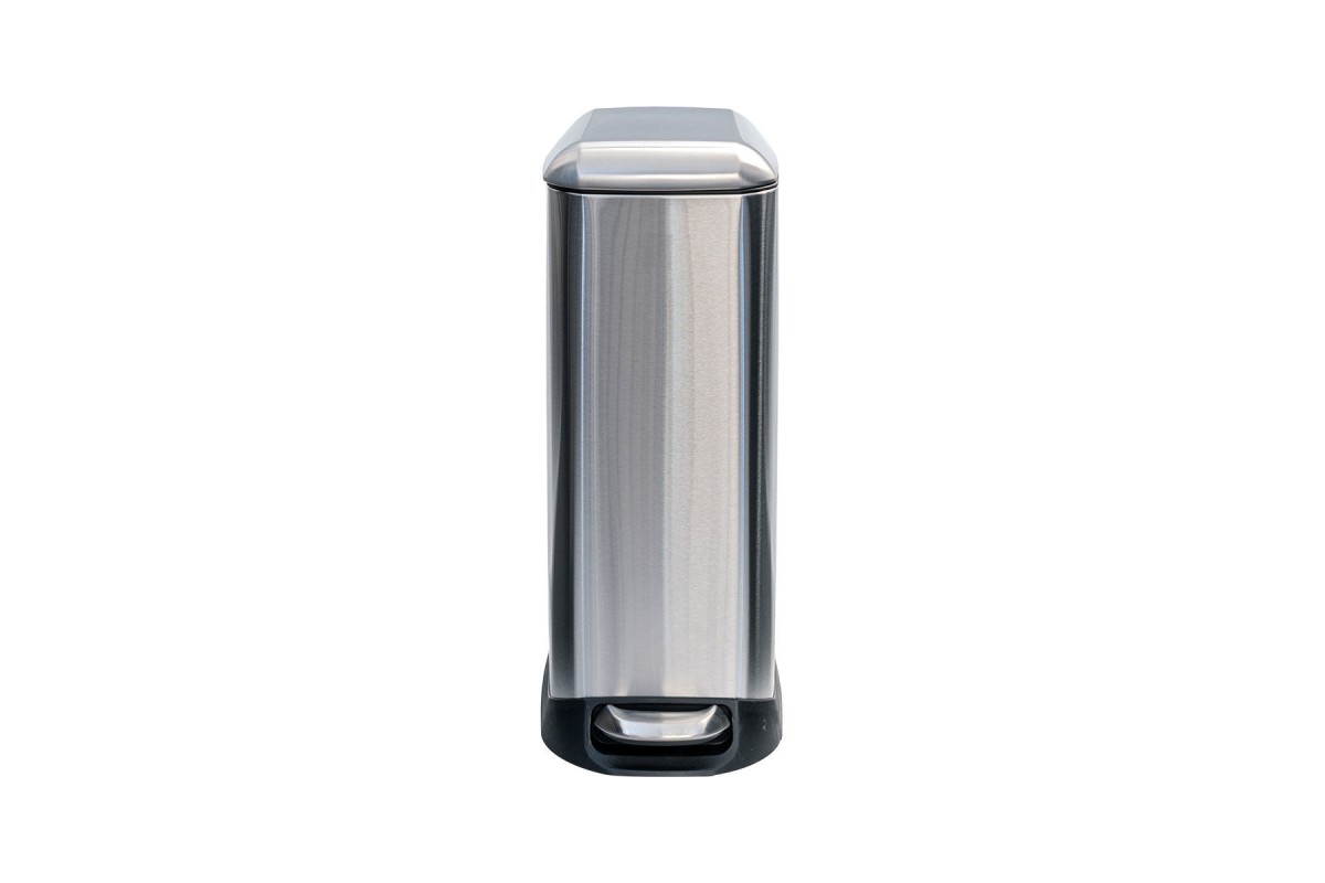 ESTIA ΚΑΔΟΣ ΑΠΟΡΡΙΜΑΤΩΝ SLIM SOFT CLOSE 20lt ΜΑΤ ΙΝΟΞ