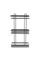 ESTIA ΕΤΑΖΕΡΑ ELEGANT ΜΕΤΑΛΛΙΚΗ ΙΣΙΑ 3 ΘΕΣΕΩΝ 46x25x12.5cm ΜΑΥΡΗ