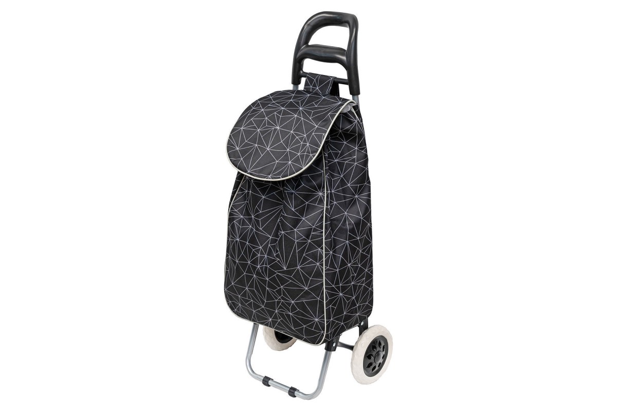 ESTIA ΚΑΡΟΤΣΙ ΛΑΪΚΗΣ LUX ΥΦΑΣΜΑΤΙΝΟ 36lt BLACK ESTIA ΚΑΡΟΤΣΙ ΛΑΪΚΗΣ LUX ΥΦΑΣΜΑΤΙΝΟ 36lt BLACK