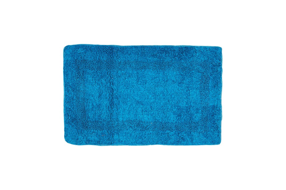 ESTIA ΤΑΠΕΤΟ ΜΠΑΝΙΟΥ DECO ΒΑΜΒΑΚΕΡΟ 80x50cm ΜΠΛΕ